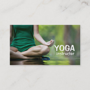 Yoga Instructor, Medical Business Card Visitenkarte