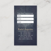 YOGA Instructor Meditation Pose Bodhi Leaf Cutting Terminkarte (Rückseite)