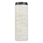 Yoga Instructor Meditation Pose Bodhi Leaf Quotes Thermosbecher (Rückseite)