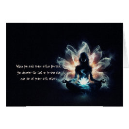 Yoga Instructor Meditation Pose Glühen Mist Lotus