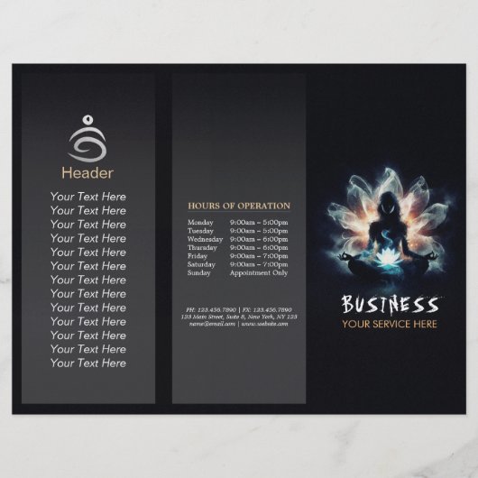 Yoga Instructor Meditation Pose Glühen Mist Lotus (Vorderseite)