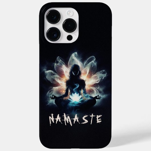 Yoga Instructor Meditation Pose Glühen Mist Lotus Case-Mate iPhone Hülle (Rückseite)