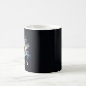 Yoga Instructor Meditation Pose Glühen Mist Lotus Kaffeetasse (Mittel)