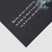 Yoga Instructor Meditation Pose Glühen Mist Lotus Seidenpapier (Ausschnitt)