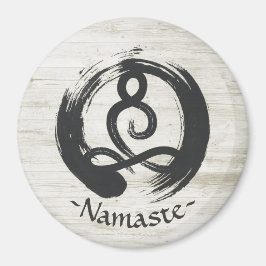 Yoga Instructor Meditation Pose Healer ZEN Symbol Magnet