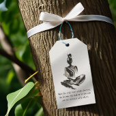 Yoga Instructor Meditation Pose Schlaganfall Zitat Geschenkanhänger