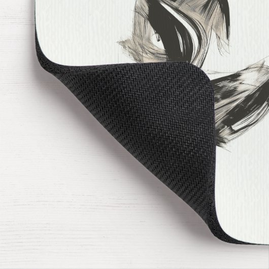 Yoga Instructor Meditation Pose Schlaganfall Zitat Mousepad (Ecke)