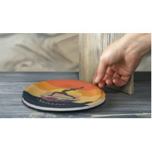 Yoga Instructor Meditation Pose Sun Flying Island