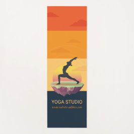 Yoga Instructor Meditation Pose Sun Flying Island Yogamatte