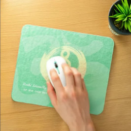 Yoga Instructor Meditation Pose Zen Om Sign Quotes Mousepad