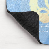 Yoga Instructor Meditation Pose Zen Om Sign Quotes Mousepad (Ecke)