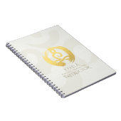 Yoga Instructor Meditation Posture Zen & OM Symbol Notizblock (Rechte Seite)