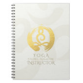 Yoga Instructor Meditation Posture Zen & OM Symbol Notizblock (Vorderseite)