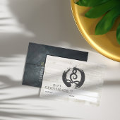 Yoga Instructor Meditor Pose Geschenkgutschein Rabattkarte