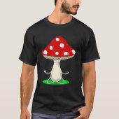 Yoga Instructor Mushroom Collector Mycology Fitnes T-Shirt (Vorderseite)