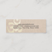 Yoga Instructor Namaste Wellness Wellness-Center Mini Visitenkarte (Rückseite)