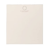 Yoga Instructor Notizblock (Vorderseite)