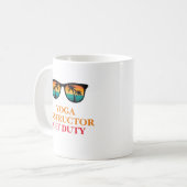 Yoga Instructor Off Duty Kaffeetasse (Vorderseite Links)