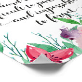 Yoga Instructor Office gift Instructor Gecoacht Poster (Ecke)