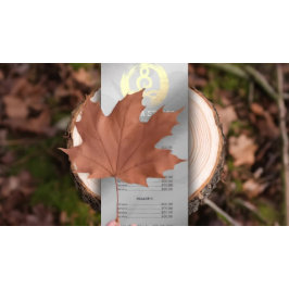 YOGA Instructor Price List Meditation Pose Zen OM Werbekarte