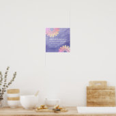Yoga Instructor Rose Gold Mandala Quotes Poster (Küche)
