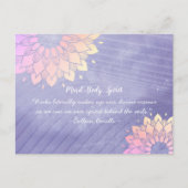 Yoga Instructor Rose Gold Mandala Quotes Postkarte (Vorderseite)