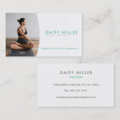 Yoga Instructor Slogans Business Cards Visitenkarte (Vorne/Hinten)