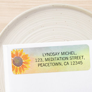 Yoga Instructor Sonnenblume Rücksendeadresse