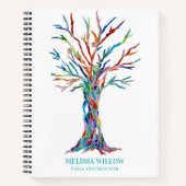 Yoga Instructor Spiral Notebook Notizblock (Vorderseite)