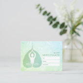 YOGA Instructor Studio Geschenkgutschrift Bodhi Le Rabattkarte (Stehend Vorderseite)