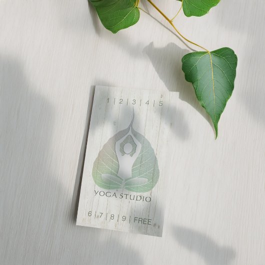 YOGA Instructor Studio Loyalty Punch Bodhi Leaf Treuekarte