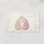 YOGA Instructor Studio Loyalty Punch Bodhi Leaf Treuekarte (Vorderseite)