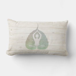 Yoga Instructor Studio Meditation Pose Bodhi Leaf Lendenkissen