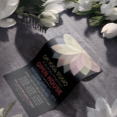 YOGA Instructor Studio Open House Lotus Mandala Flyer