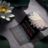 YOGA Instructor Studio Open House Lotus Mandala Flyer