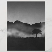 Yoga Instructor Sun Salutation Crescent Moon Pose Briefbogen (Rückseite)