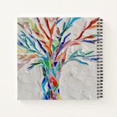 Yoga Instructor Tree of Life Notizblock (Rückseite)