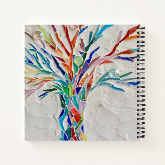 Yoga Instructor Tree of Life Notizblock (Rückseite)