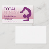 Yoga Instructor Visitenkarte (Vorne/Hinten)