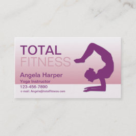 Yoga Instructor Visitenkarte