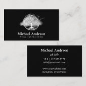 Yoga Instructor Visitenkarte (Vorne/Hinten)