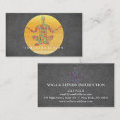 Yoga Instructor Visitenkarte (Vorne/Hinten)