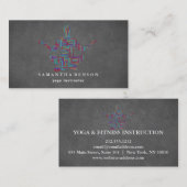 Yoga Instructor Visitenkarte (Vorne/Hinten)