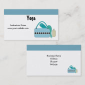 Yoga Instructor Visitenkarte (Vorne/Hinten)