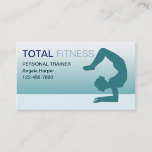Yoga Instructor Visitenkarte