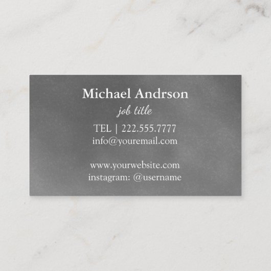 Yoga Instructor Visitenkarte (Rückseite)