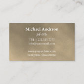 Yoga Instructor Visitenkarte (Rückseite)