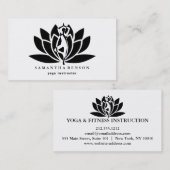 Yoga Instructor Visitenkarte (Vorne/Hinten)