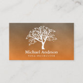 Yoga Instructor Visitenkarte (Vorderseite)