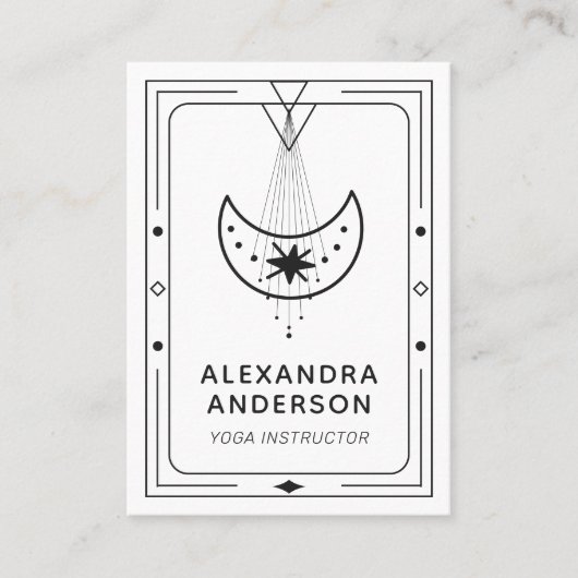 Yoga Instructor Visitenkarte (Vorderseite)